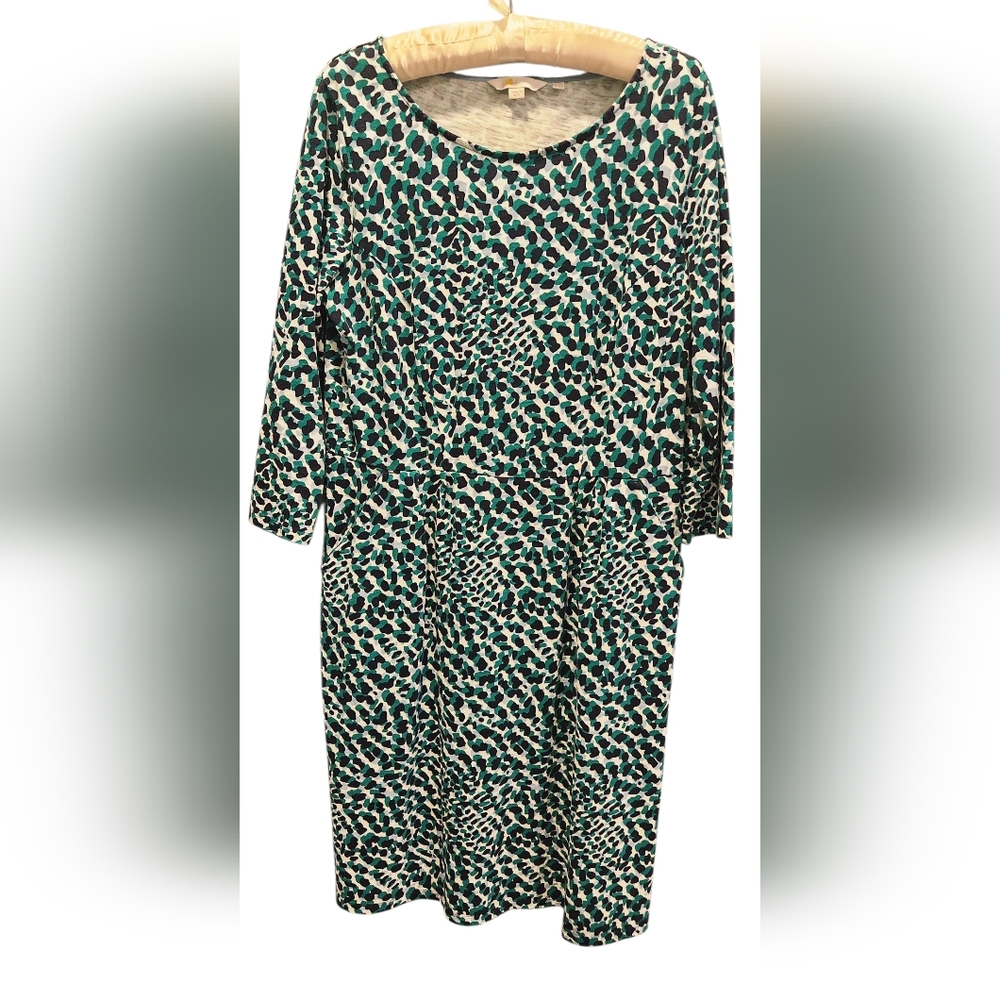 Boden Patterned Size 12 Cotton Dress